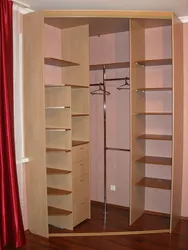 Sliding wardrobes photo inside with dimensions for a bedroom corner