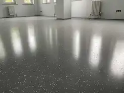 Photo of epoxy self-leveling floors in an apartment