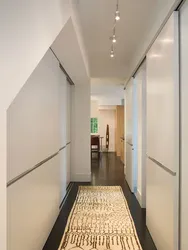 Wardrobe in a long narrow hallway photo design