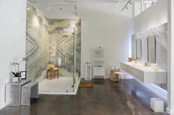 Bathroom design onyx tiles