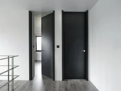 Hidden doors in the interior of the apartment