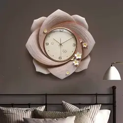 Clock in the bedroom interior