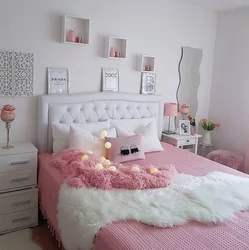 Bedroom Design With Pink Bed