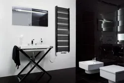 Черные смесители для ванны в интерьере фото