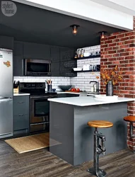 DIY loft style kitchen design