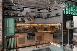 DIY loft style kitchen design