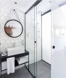 Bathroom Design With Shower Black And White