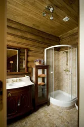 Ванная комната на даче дизайн фото с душевой