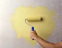 Кухня покраска стен водоэмульсионной краской фото дизайн
