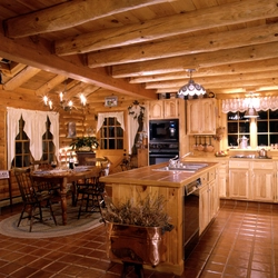 Photo of the summer kitchen inside