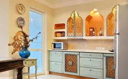 Kitchen interior in oriental style
