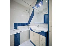 Bathroom design in a nine-story building photo