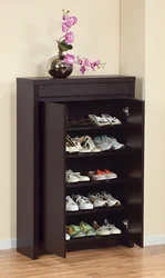 What Kind Of Shoe Racks Are There In The Hallway Photo