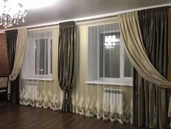 Дизайн легких штор для гостиной