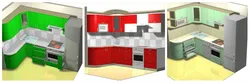 Corner Kitchen Design For 8 Square Meters