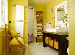 Bathtub White Yellow Design