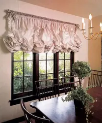 French Curtains In The Kitchen Interior
