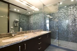 Glass bathroom design