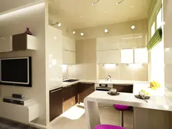 Kitchen design in Khrushchev two-room apartment