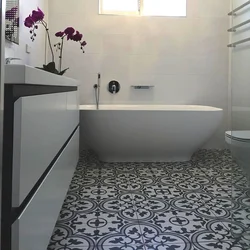 Bathroom floor design