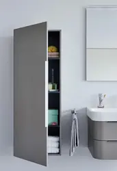 Фото навесных шкафчиков в ванну