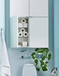 Photo Of Wall Cabinets In The Bathroom