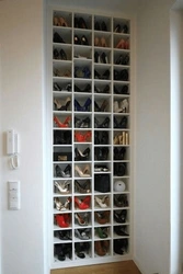 Storing shoes in the hallway photo options