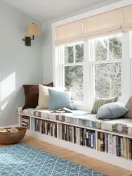 Window Sill Design In The Living Room