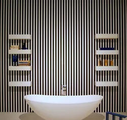 Striped Bathtub Photo