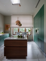 Fusion style in the kitchen interior