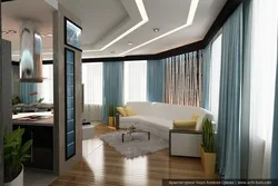 Room design with 2 loggias