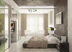 Bedroom design 21 sq m