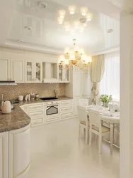 Bright kitchen room design