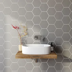 Hexagon Tile Bath Design