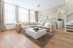 Living Room Design With Light Floors
