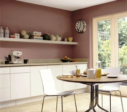 How to paint walls in a small kitchen photo