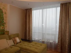Фото красивых штор для гостиной в современном стиле