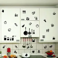 Kitchen decor photo stickers