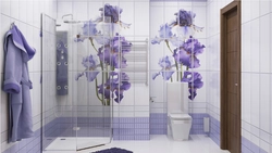 Plastic tiles for bathroom photo