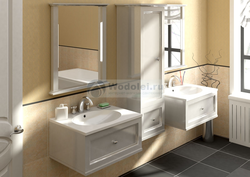 Bathroom furniture in the interior photo