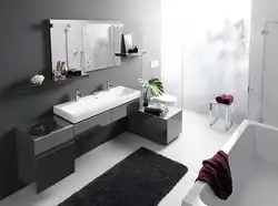 Bathroom furniture in the interior photo