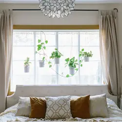 Ideas for a window in the bedroom photo