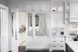 White Doors In The Kitchen Interior Photo