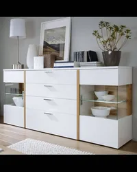 Stylish Chest Of Drawers In The Living Room Photo