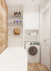 Шкаф над стиральной машиной в ванной дизайн