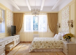 Bedroom Design 17 Square Meters With Two Windows