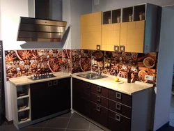 Your photo on the kitchen panel