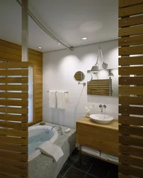 Bathroom design slats