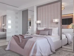Bedrooms in powdery tones photo