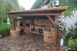 Photo of barbecue kitchens in dachas